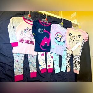 NWT. Lot of Toddler pajama sets, mixed lot of 8 pcs. Nation wonder